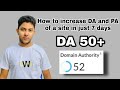 How to increase Moz DA 0 to 60 | Increase Moz domain authority - manipulation of DA | HJ Tech