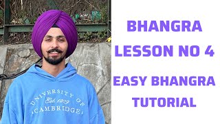 Learn bhangra in easy way LESSON 4 | STEP NO 4 | PATAKA STEP | EASY DANCE TUTORIAL | GURKIRAT SAGGU