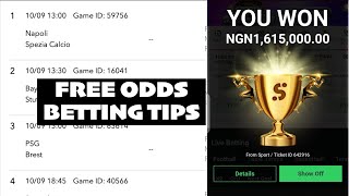 20+ ODDS FOR TODAY [FEBRUARY] - FREE FOOTBALL BETTING TIPS & SPORTYBET BOOKING CODE screenshot 2