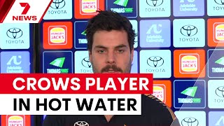 Crows star under investigation for homophobic slur | 7NEWS