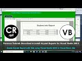 VB.Net how to create crystal report in visual studio 2015 step by step using vb | Swift Learn