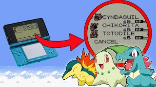 Pokemon Crystal 3DS (VC): How to get all 3 Johto Starters without Trading!