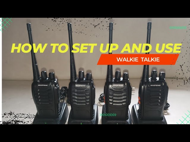 BAOFENG Walkie Talkie  Unboxing, SetUp and How to Use. 
