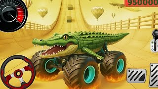 Super Mega Monster Truck Stunt Fury! Impossible Ramp Racing | Android Gameplay screenshot 5