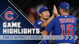Game Highlights: Resilient Cubs Win in Extra Innings Against the Nationals | 8/16/22