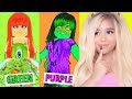 I Tried The ONE COLOR Halloween Costume Challenge in Roblox...