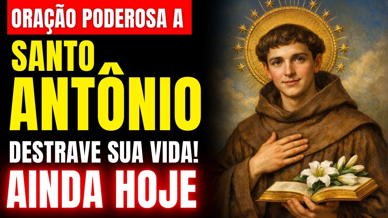 Santo Antônio vai destravar sua vida ainda hoje 🙏🔥