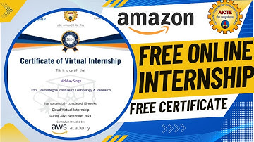 Free AWS Certification | Online Internship 2025  |  By AICTE | Free Training For Students