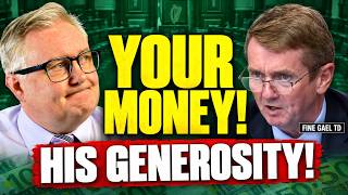 Fine Gael TD “ABHORS” Putting Ireland First — YOUR Money, His Generosity!