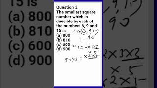 Class 8 Maths Quiz ⚡ | Squares & Cubes Most Important MCQs | Ganit Prakash #shorts