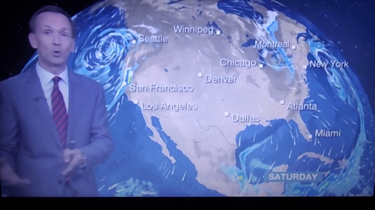 Cold Air Sweeps Across North America - YouTube
