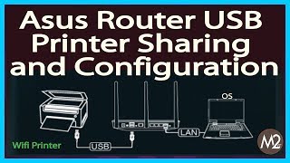 Wifi Printer Sharing How to make any USB printer to WiFi | Asus Router USB Printer sharing |  Bangla screenshot 3