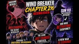Wind Breaker Chapter 216 Explained in Hindi | Red Chanpuru Truth + Eyepatch Reveal
