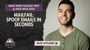 MailFail: Spoof Emails in Seconds | Jack Hyland