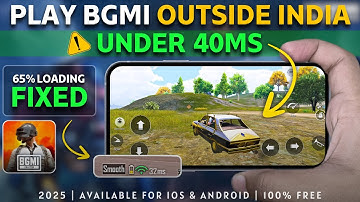 BEST VPN FOR BGMI OUT OF COUNTRY | HOW TO PLAY BGMI FROM OTHER COUNTRIES | 65% LOADING FIXED ! 100%