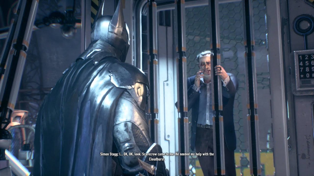 Batman Arkham Knight Biologiacal Engineering Simon Stagg - YouTube