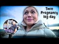 Leg Day While Pregnant With Twins 🤰🏼😱 | STORYTRENDER