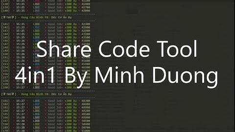 Share Source Tool Gộp TDS Đa Luồng Và Tool BUFF Like | By Minh Duong