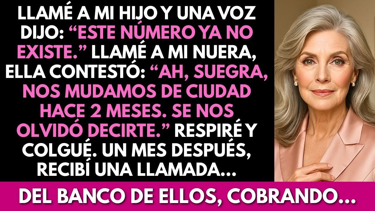 Mi hijo se mudó de ciudad y no se molestó en avisarme: “Se nos olvidó decirlo”. Pero un mes después…