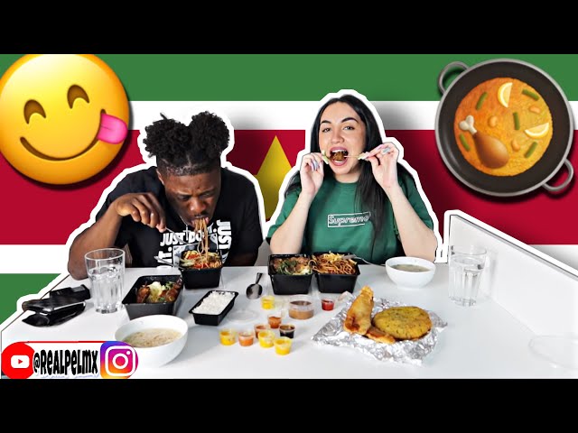 Trying Suriname FOOD 🇸🇷 For The First Time 🤯😋🥘