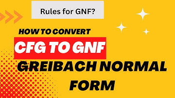 Greibach Normal Form(GNF)|Conversion of CFG into GNF with example |GNF Rules Learning Waves & Ways