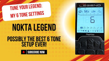 Nokta Legend - Metal Detecting: Possibly the BEST 6 Tone metal detecting setup ever!