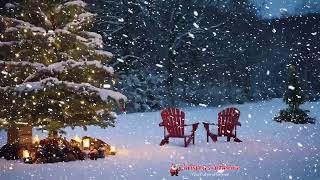 Relaxing Snowy Scene At Christmas 2