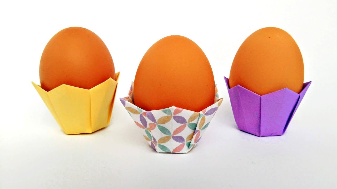 折り紙 花の小鉢 Origami Flower Cup