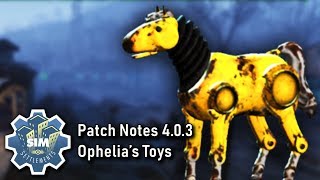 Sim Settlements Patch Notes v4.0.3 - Ophelia's Toys Net Worth
