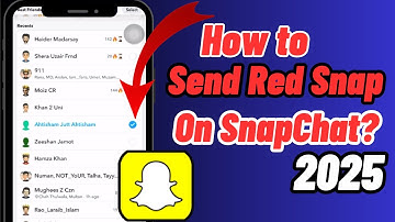 How To Send a Red Snap on Snapchat | What Red Snap Means & How It Works (2025)