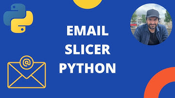 Python Email Slicer | Beginner Python Project 17