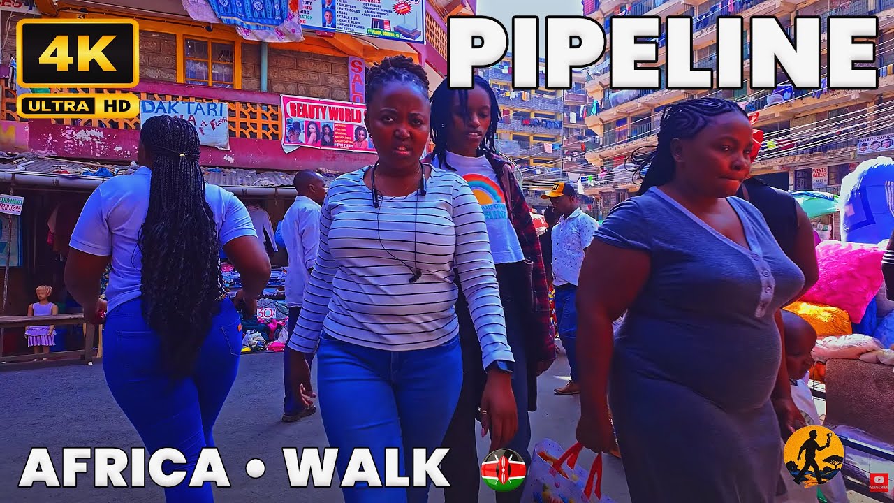 Pipeline Nairobi Walking Tour 🇰🇪 | Real Daily Life in a Busy & Crowded Nairobi Estate | 4K