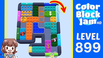 Color Block Jam Level 899 Solution Walkthrough