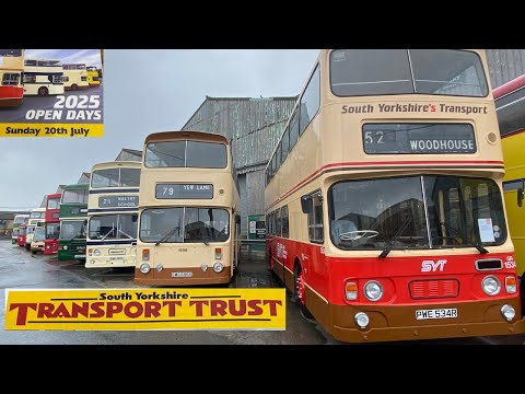 South Yorkshire Transport Trust SYTT Open Day Rotherham Depot Shed Explore Restoration Bus