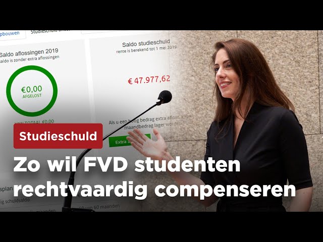5 FVD-voorstellen voor een goede studiefinanciering
