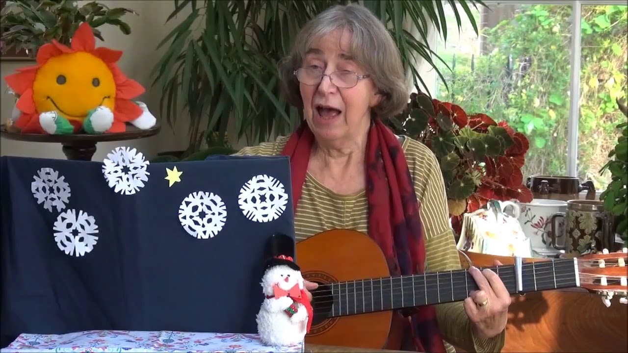 Five little men made out of snow - a subtraction song for Winter