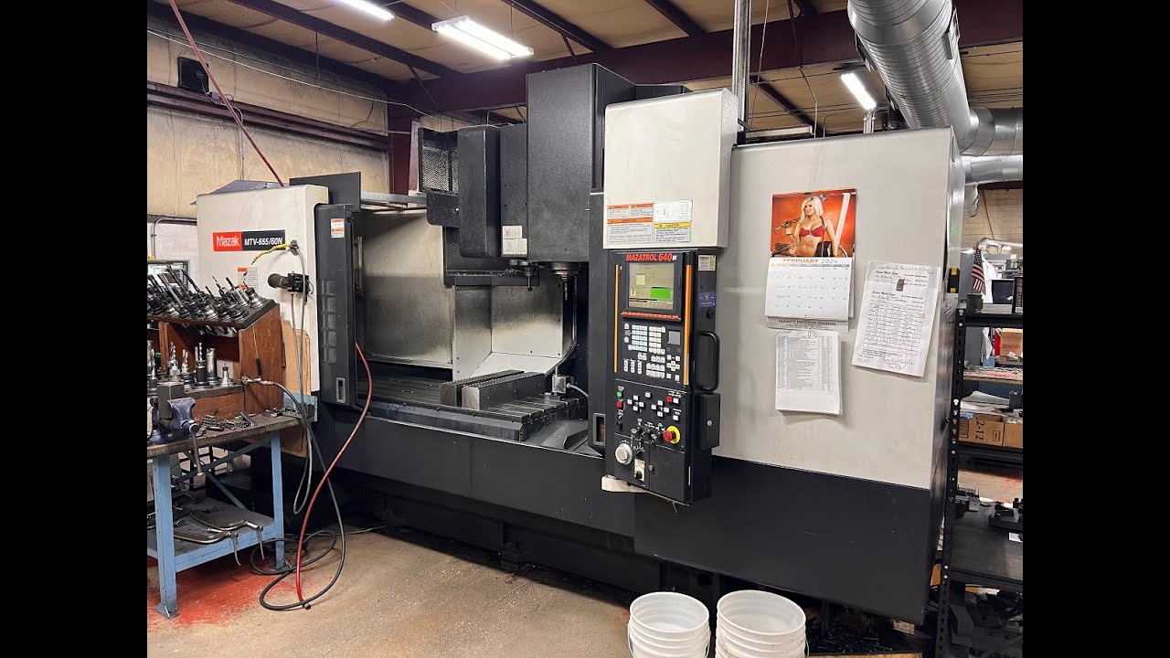 SOLD! - Mazak MTV-655/60 50 Taper Vertical Machining Center #2550