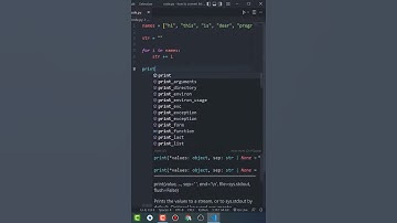 How To Convert List To String In Python - #Shorts