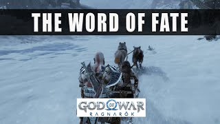 God of War Ragnarok The Word of Fate walkthrough guide screenshot 2