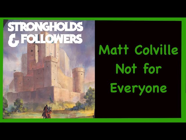 Strongholds & Followers by Matthew Colville