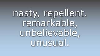 What Does Hellacious Mean?