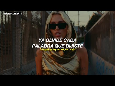 Miley Cyrus - Flowers Sub. Español Lyrics