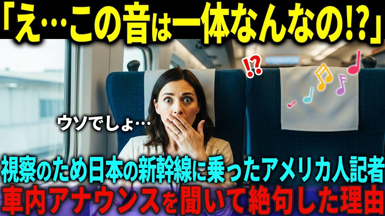 【海外の反応】「こんな体験は日本でしかできない」中国と日本を取材していたアメリカ人女性記者が、新幹線で体感した“衝撃の瞬間