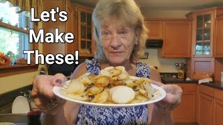 Let's Make Some Fried Potatoes, Using Canned Sliced Potatoes.No Peeling. 
