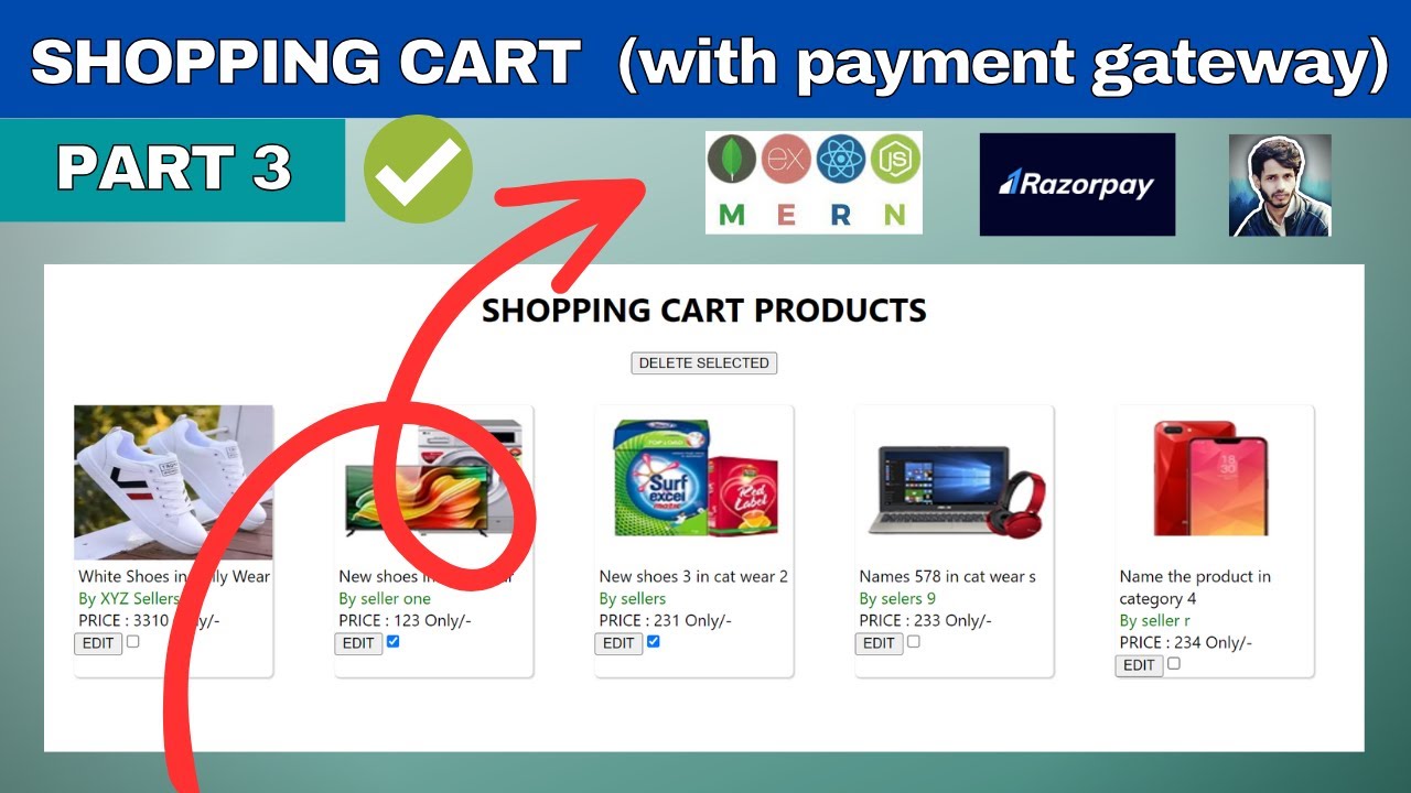 MERN Stack Ecommerce Website with React Redux [ PART 3 - Logout Using ...