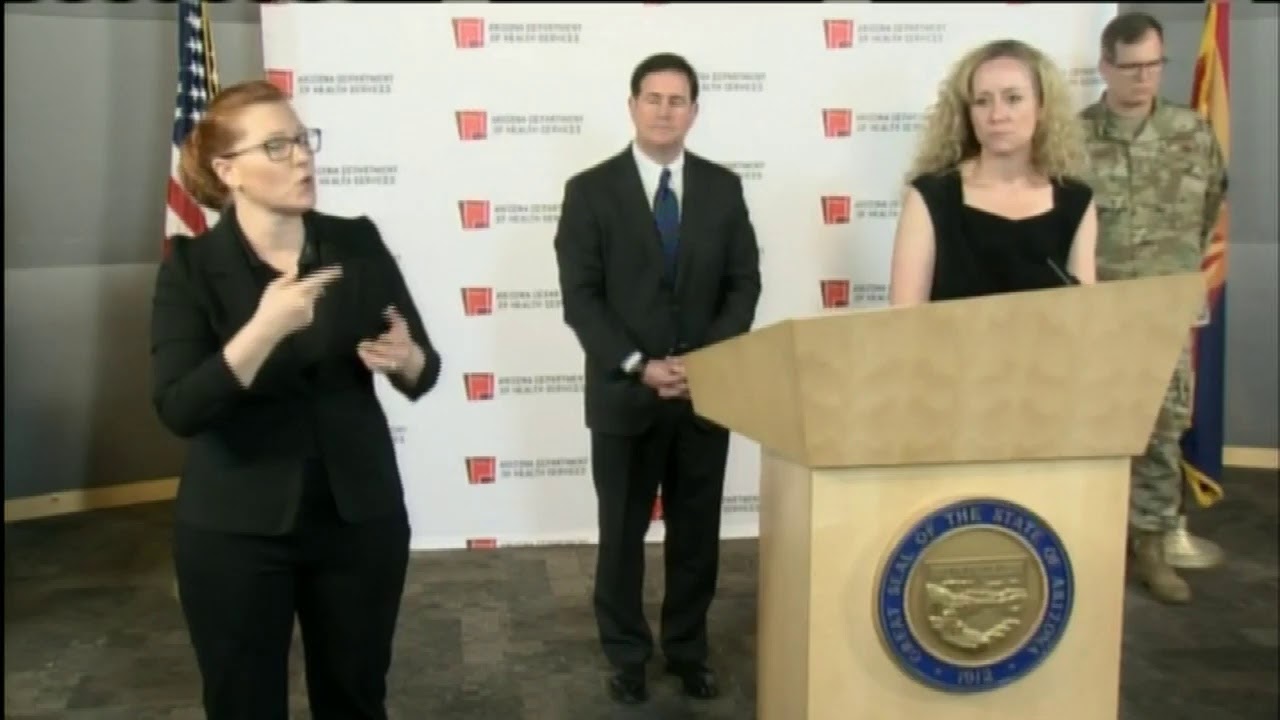 Gov. Ducey and Arizona health officials give updates on the coronavirus pandemic in Arizona