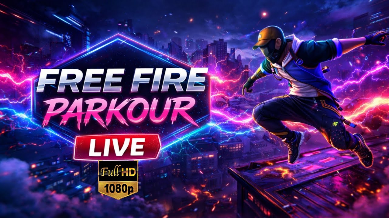 Gaming Dopamine is live ! Late night Parkour | Free fire Max