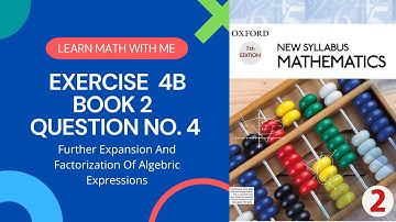 Exercise 4B Question no.4 II Oxford New Syllabus Mathematics II Chapter 4 II Book 2 II O Level Math