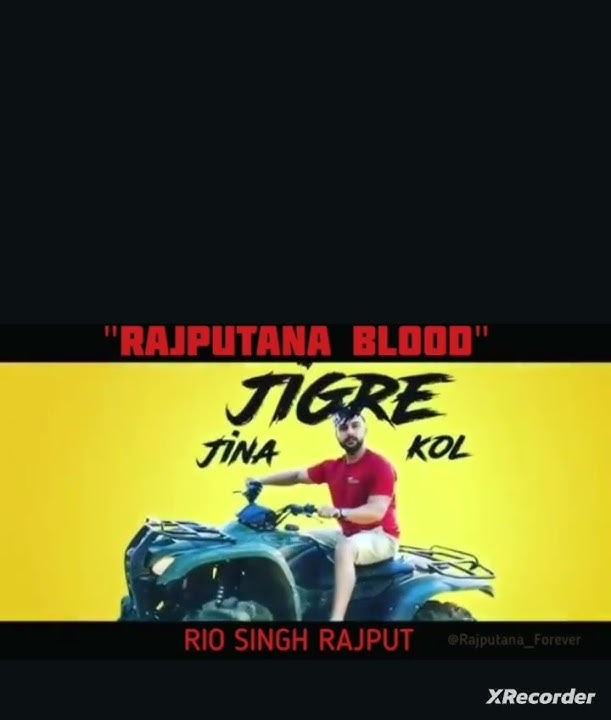 Rio Singh Rajput new song Rajputana blood #punjabisong #punjabimusic #song #newsong #remix