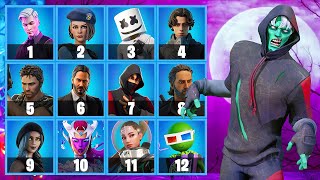 FORTNITE CHALLENGE PART #33 - GUESS THE SKIN BY THE ZOMBIE STYLE.